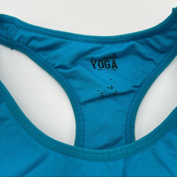 Victoria’s Secret PINK Yoga Teal Sports Bra - Picture 4 of 5